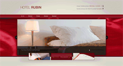 Desktop Screenshot of hotel-rubin.de